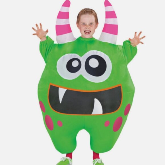 Scareblown Other - NEW One Size Scareblown Airblown Inflatable Green Monster Halloween Costume